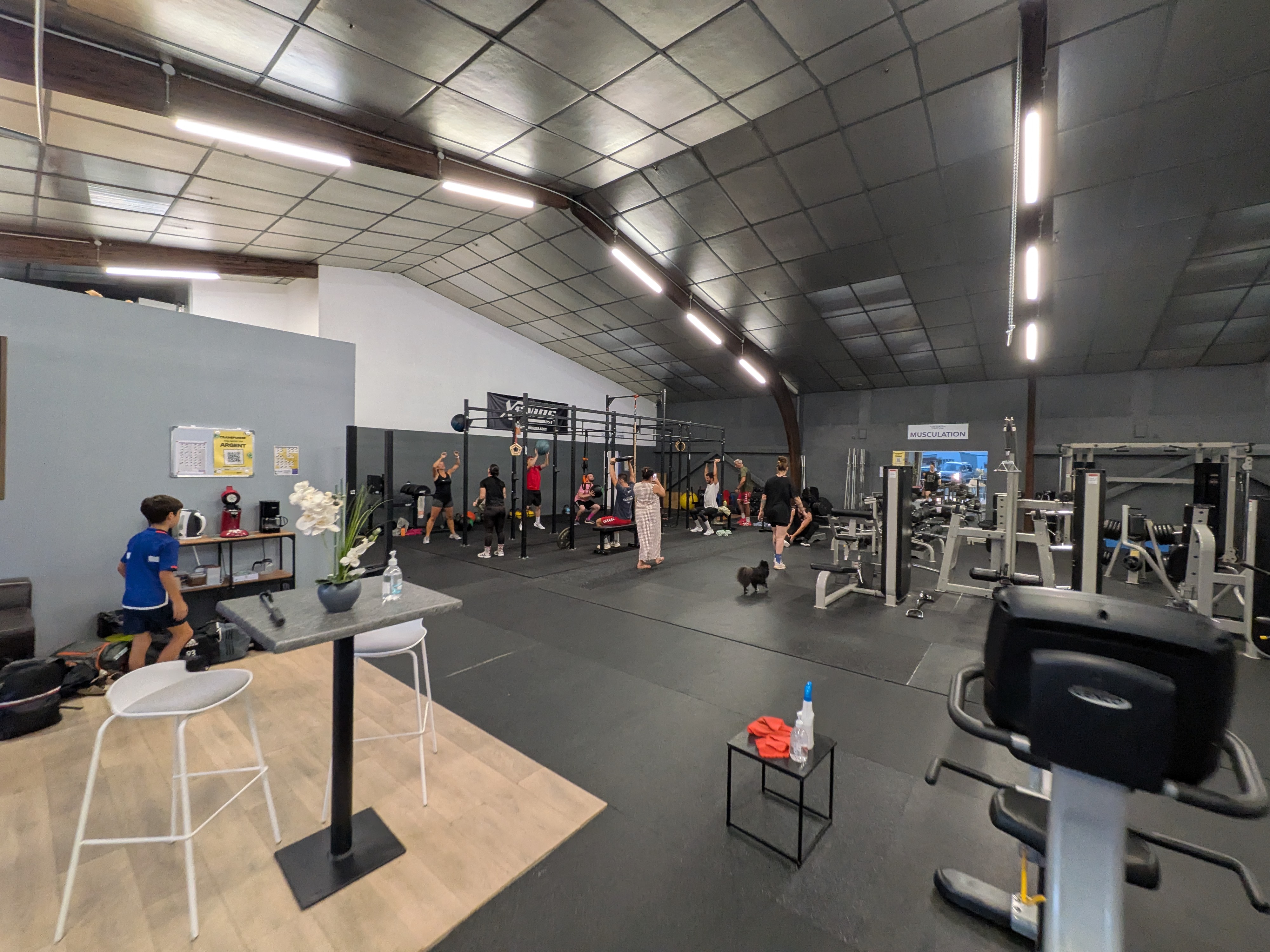 Espace cross training privatisé pour la soirée du Stade Langonnais Handball chez Avenir Fitness
