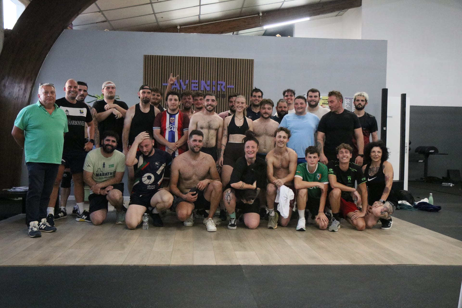 L'UA Cadillac Rugby en séance de cross training et RPM à Avenir Fitness Langon